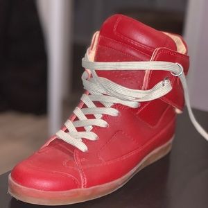 Maison Martin Margiela red men shoes size 8 1/2